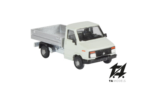 Furgone Autocarro Cassone Passo Corto Montato Bianco Francese