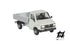 White Italian Short Wheelbase Flatbed Van Truck 2