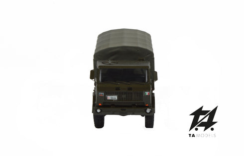 Fiat ACM 80 Tarpaulin Long Wheelbase Mounted Green EI H0 scale 1:87