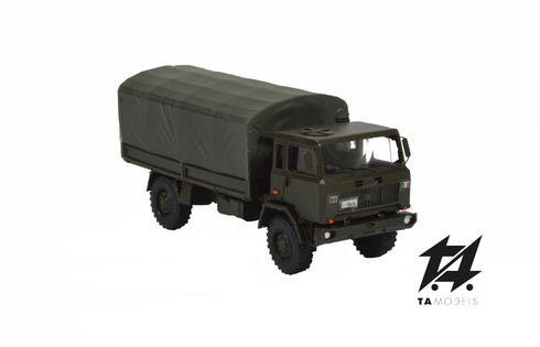 Fiat ACM 80 Tarpaulin Long Wheelbase Mounted Green EI H0 scale 1:87