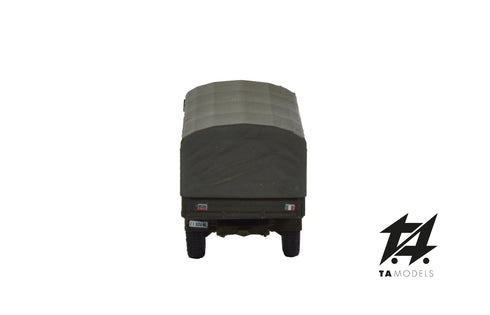 Fiat ACM 80 Tarpaulin Long Wheelbase Mounted Green EI H0 scale 1:87