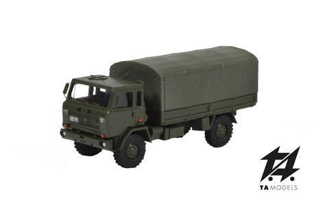 Fiat ACM 80 Tarpaulin Long Wheelbase Mounted Green EI H0 scale 1:87