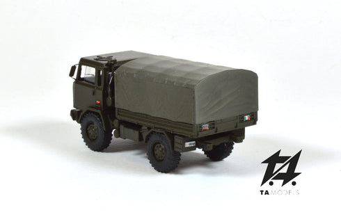 Fiat ACL 75 Green Mounted Tarpaulin EI H0 scale 1:87