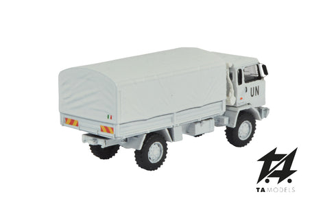 Fiat ACM 80 Tarpaulin Long Wheelbase Assembled UN Scale H0 1:87