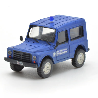 Fiat AR76 Campagnola Hard Top Police Car H0 Scale 1:87