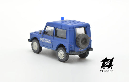 Fiat AR76 Campagnola Hard Top Police Car H0 Scale 1:87