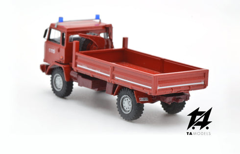 Fiat ACM 80 Cassone Passo Lungo Montato Vigili del Fuoco scala H0 1:87