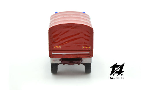 Fiat ACM 80 Telone Passo Lungo Montato Vigili del Fuoco scala H0 1:87