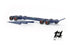 Blue "crocodile" railway transport trolley, H0 scale 1:87