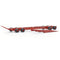Red "crocodile" railway transport trolley, H0 scale 1:87