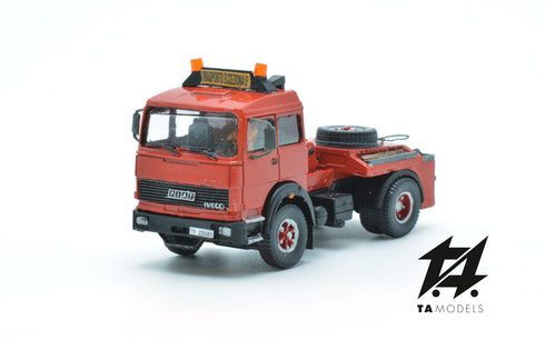 Camion 190 2 assi Montato Trattore Rosso con Zavorra