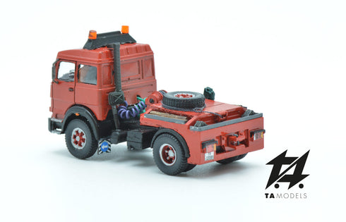 Camion 190 2 assi Montato Trattore Rosso con Zavorra