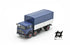 Truck 691 2+1 Axles Long Wheelbase Mounted Blue with Blue Tarpaulin