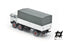 691 2+1 Axle Long Wheelbase Truck, White with Green Tarpaulin