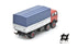 Camion 691 2+1 Assi Passo Lungo Montato Rosso con Telone Blu