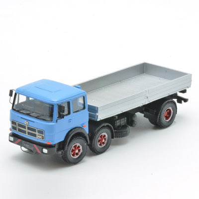 691 2+1 Axle Long Wheelbase Truck, Blue, with Aluminum Body