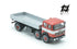 691 2+1 Axle Long Wheelbase Truck, Red, with Aluminum Body and Silver Band