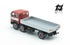 691 2+1 Axle Long Wheelbase Truck, Red, with Aluminum Body and Silver Band