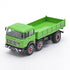 Green 691 2+1 Axle Short Wheelbase Truck with Ribbed Body