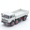691 2+1 Axle Short Wheelbase Truck, White, with Ribbed Body