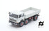 691 2+1 Axle Short Wheelbase Truck, White, with Ribbed Body