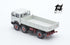691 2+1 Axle Short Wheelbase Truck, White, with Ribbed Body