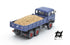 697 3-Axle Blue Mounted Truck with Box and Load