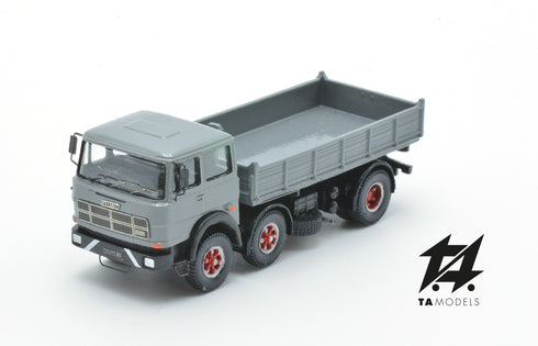 Truck 691 2+1 Axles Short Wheelbase Assembled Grey with Millerighe Body