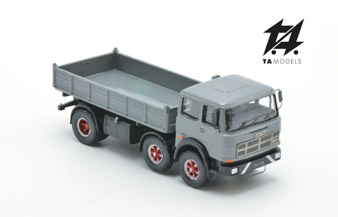 Truck 691 2+1 Axles Short Wheelbase Assembled Grey with Millerighe Body