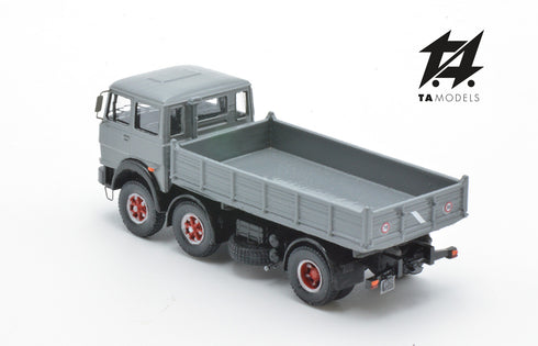 Truck 691 2+1 Axles Short Wheelbase Assembled Grey with Millerighe Body