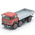 691 2+1 Axle Short Wheelbase Truck, Red, with Aluminum Body