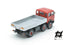 691 2+1 Axle Short Wheelbase Truck, Red, with Aluminum Body