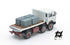 Truck 691 2+1 Axles Short Wheelbase Assembled White with Flatbed and Load