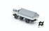 684 2-axle truck mounted in white with grey tarpaulin