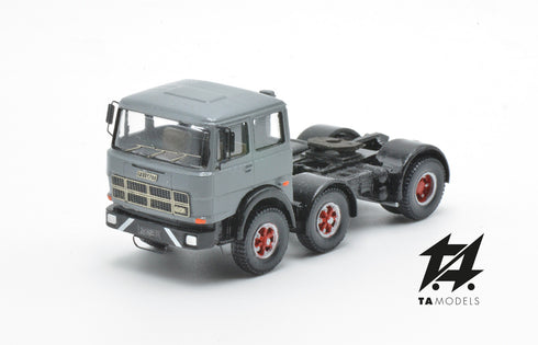 Camion 691 2+1 Assi Montato Trattore Grigio con Telaio Nero