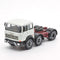 White Tractor-mounted 691 2+1 Axle Truck with Red Frame