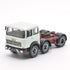 White Tractor-mounted 691 2+1 Axle Truck with Red Frame