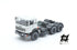 Fiat 300 Short Cab 3 Axle Mounted Tractor White with Black Frame H0 Scale 1:87
