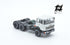 Fiat 300 Short Cab 3 Axle Mounted Tractor White with Black Frame H0 Scale 1:87