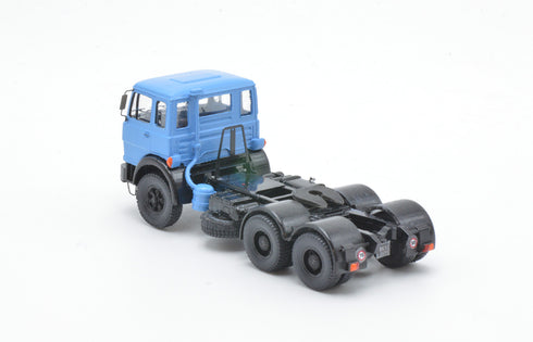 Fiat 300 Short Cab 3 Axle Mounted Tractor Blue with Black Frame