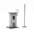 Assembled Electric Cabin H0 scale 1:87