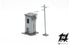 Assembled Electric Cabin H0 scale 1:87