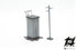 Assembled Electric Cabin H0 scale 1:87