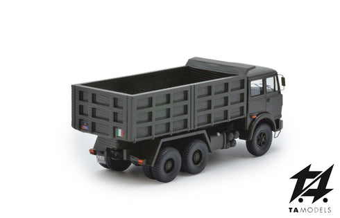 Fiat 697 3-Axle Green EI with Quarry Box, H0 Scale 1:87
