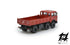 Truck 691 2+1 Axles Short Wheelbase Assembled Red with Millerighe Body