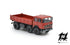 Truck 691 2+1 Axles Short Wheelbase Assembled Red with Millerighe Body