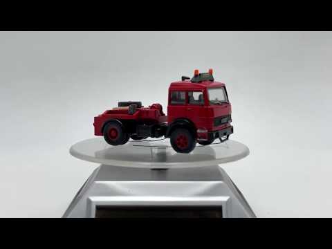 Camion 190 2 assi Montato Trattore Rosso con Zavorra