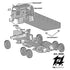 CP70 3 assi Kit di Montaggio scala H0 1:87