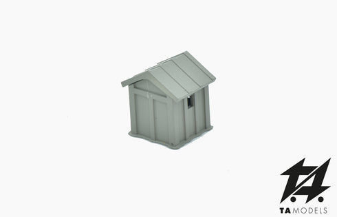 Casotto ricovero attrezzi in cemento FS scala N 1:160