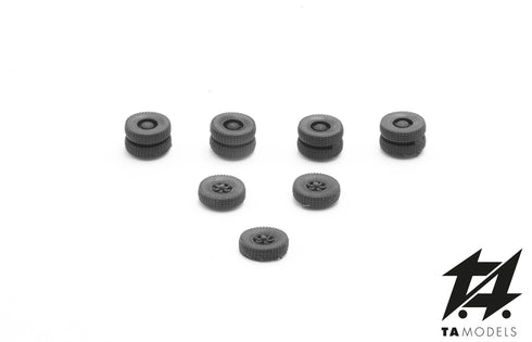 Trilex Wheel Set with Reducers H0 Scale 1:87